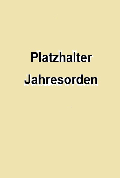 Platzhalter Jahresorden